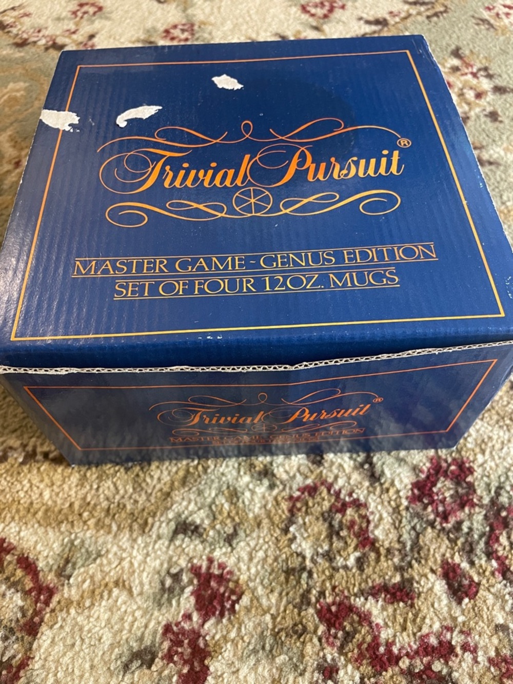 Master Game Genus Edition - Blue & Gold 12oz Mug Set (Set of 4)